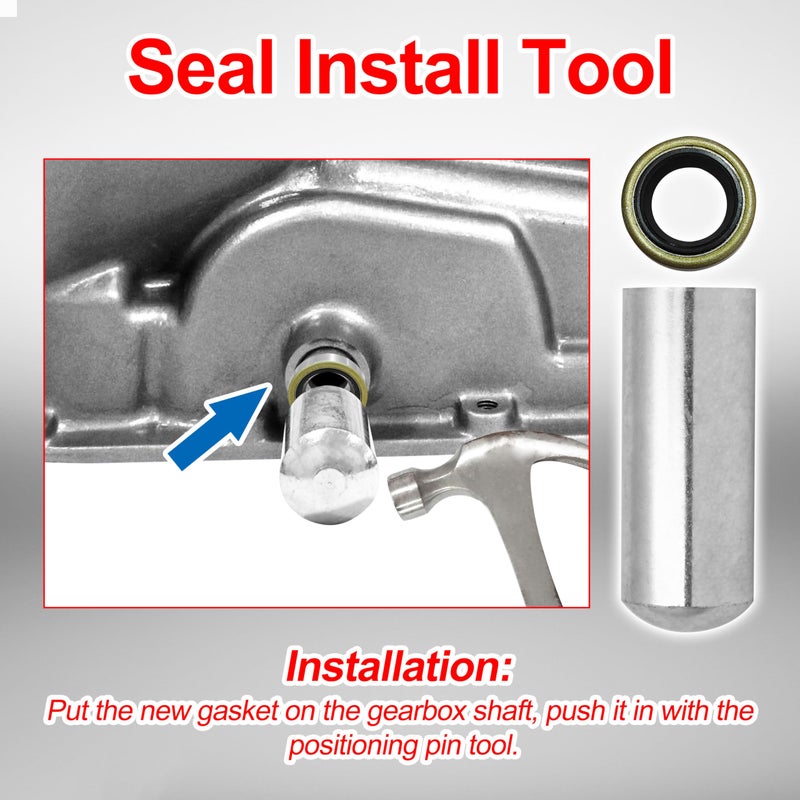 salangid Transmission Shifter Seal Remover/Installer,Compatible with GM 200, 200C, 200-4R TURBO 350, 350C TURBO 400, 425, 475 GM 700-R4 GM 4L60 GM Allison - 540ï¼ŒIncludes Seal - Image 4